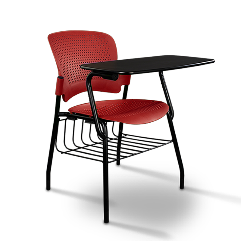 Student Training Blue Chairs with writing pad manufacturers