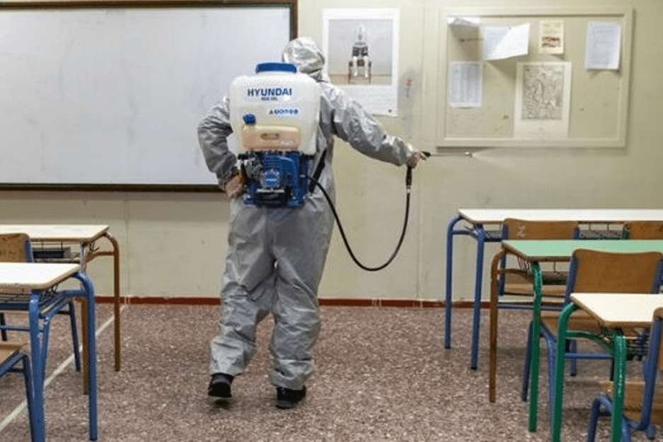 Priority on Sanitizing the Campus Surfaces