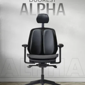 Duorest Alpha | High Back Chair Ergonomic Executive Office Chair With Headrest | Adjustable Backrest, Seat & Armrest