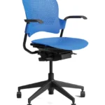 Venus excel revolving and reclining office task chair blue
