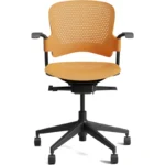 Venus excel revolving and reclining office task chair orange
