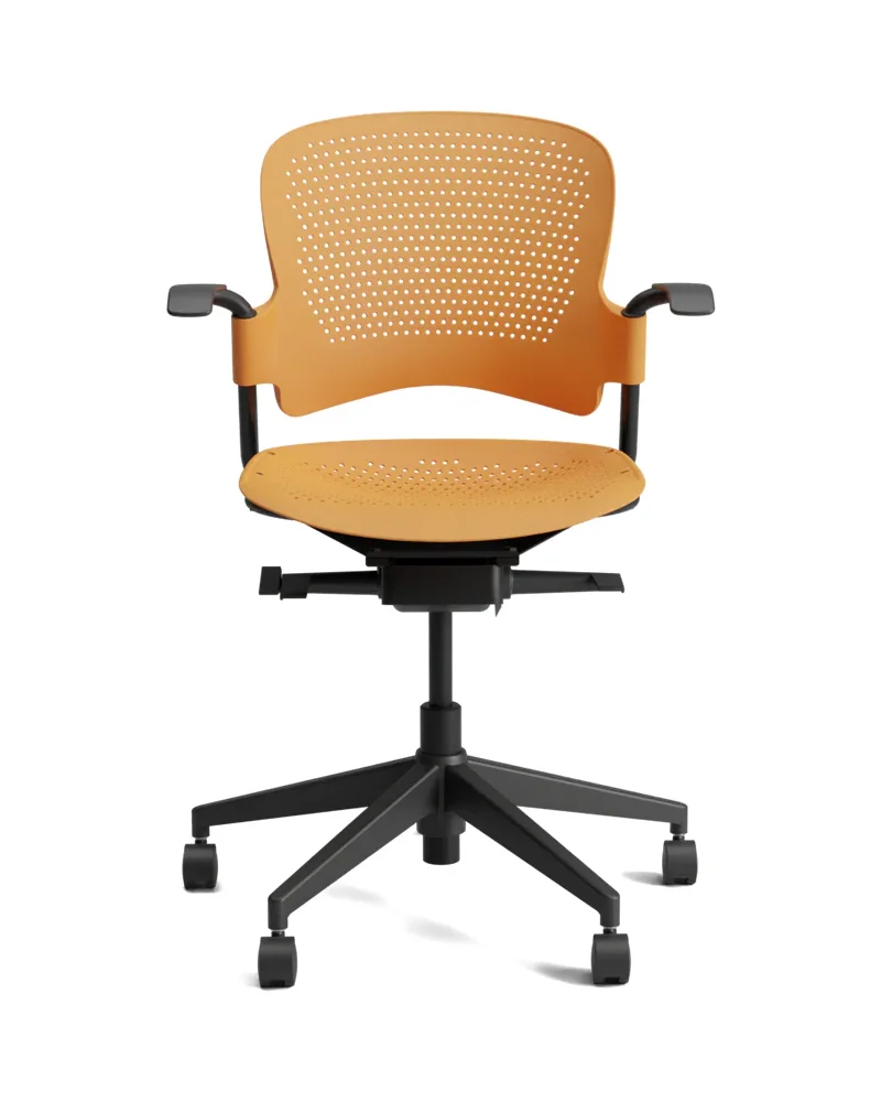 Venus excel revolving and reclining office task chair orange