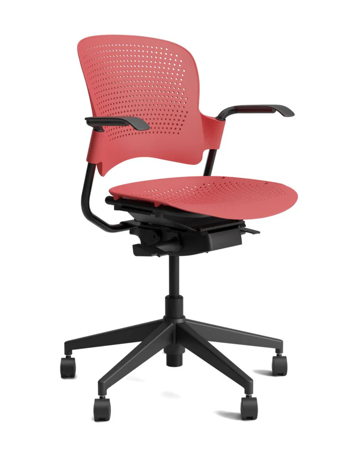 Venus excel revolving and reclining office task chair red