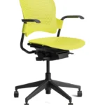 Venus excel revolving and reclining office task chair yellow