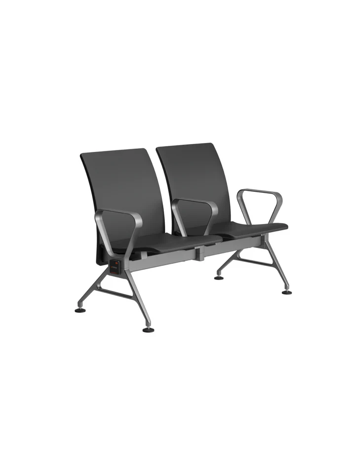 2 seater Jupiter Ace mid back black