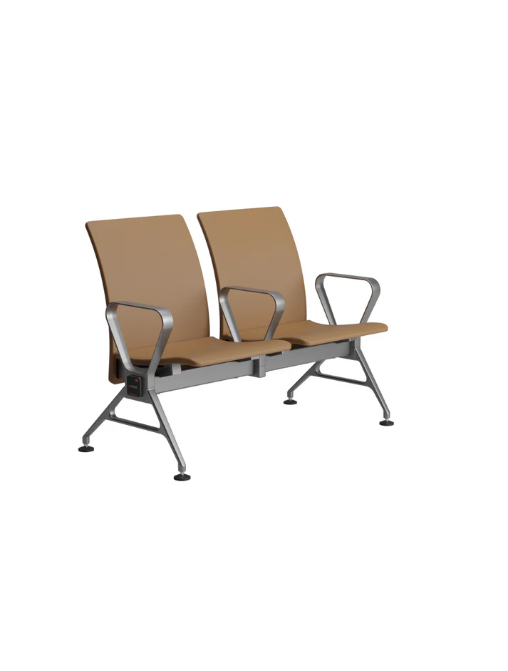 2 seater Jupiter Ace mid back brown