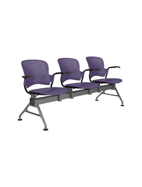 3 seater venus gang chair purple 3 seater venus gang chair purple