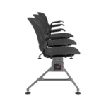 3 seater venus gang chair side view 3 seater venus gang chair side view