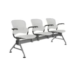 3 seater venus gang chair white 3 seater venus gang chair white