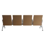 4 seater Jupiter ace mid back waiting chairs back view