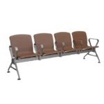 4 seater Jupiter awe visitor chairs brown