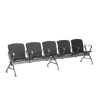 5 seater Jupiter awe reception chairs black