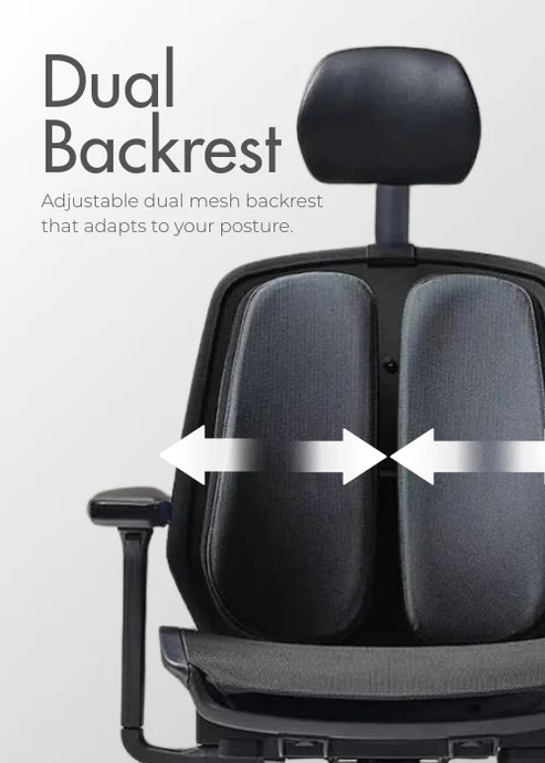 Duorest alpha dual backrest Duorest alpha dual backrest