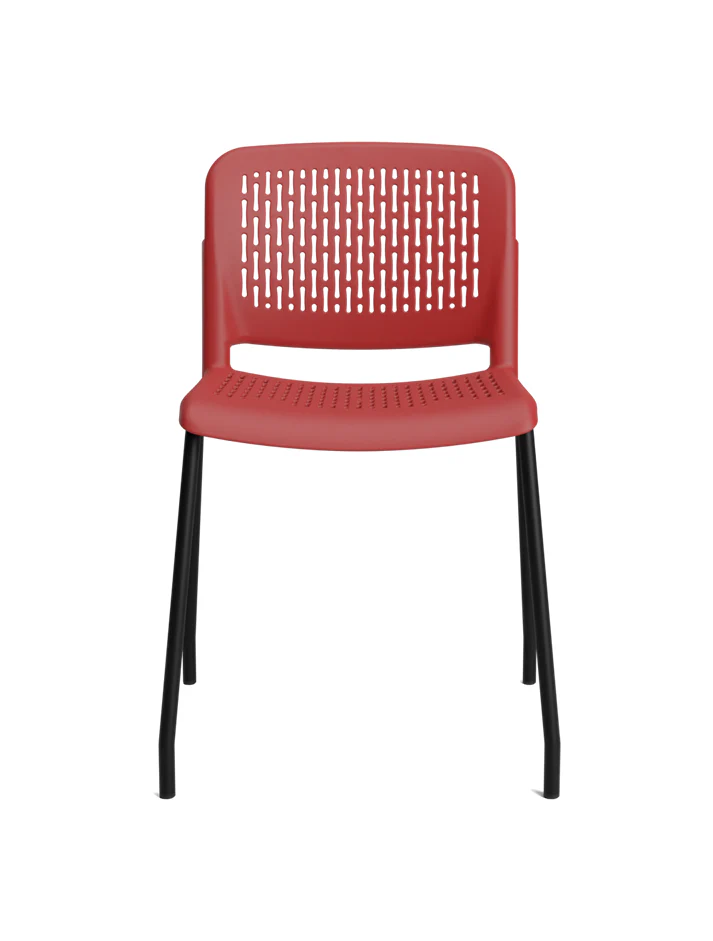 Eris Cafeteria Chairs red front view