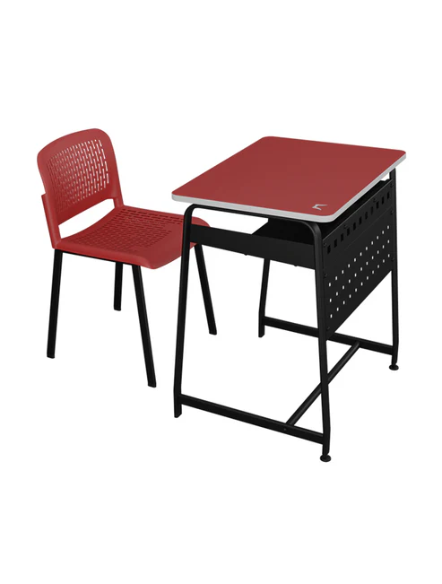 Eris type c classroom table and chair red Eris type c classroom table and chair red