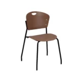 Pluto cafetaria chairs brown