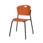 Pluto cafetaria chairs side view