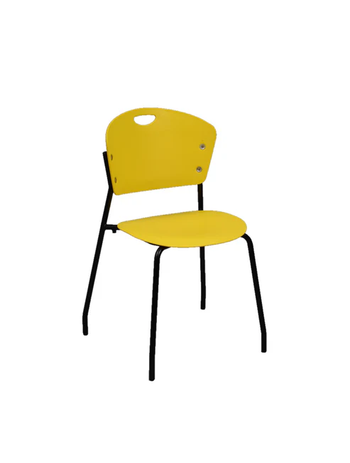 Pluto cafetaria chairs yellow
