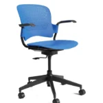 Venus WT height adjustable revolving chair blue