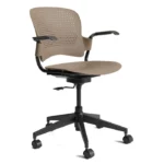 Venus WT height adjustable revolving chair brown