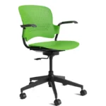 Venus WT height adjustable revolving chair green