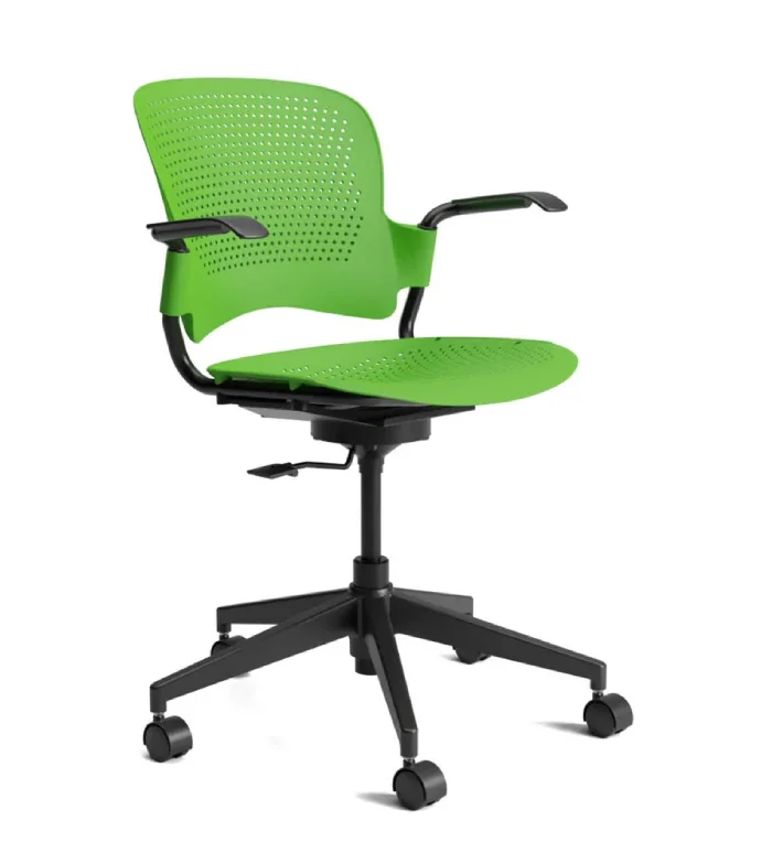 Venus WT height adjustable revolving chair green