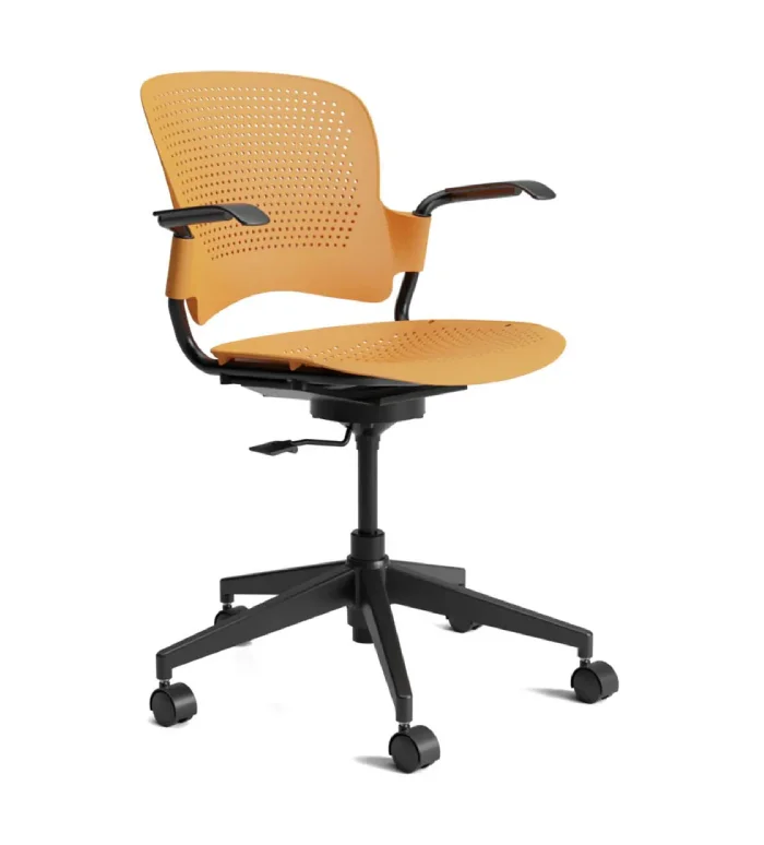 Venus WT height adjustable revolving chair orange