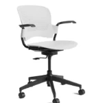 Venus WT height adjustable revolving chair white