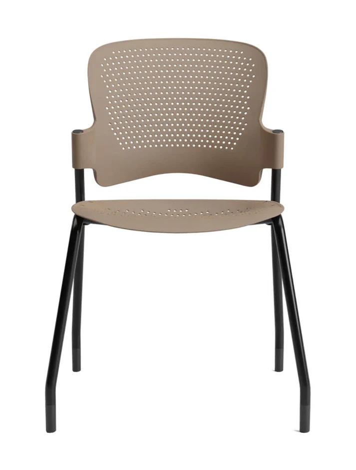 Venus pride visitor chair without armrest brown