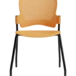 Venus pride visitor chair without armrest orange