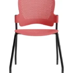 Venus pride visitor chair without armrest red