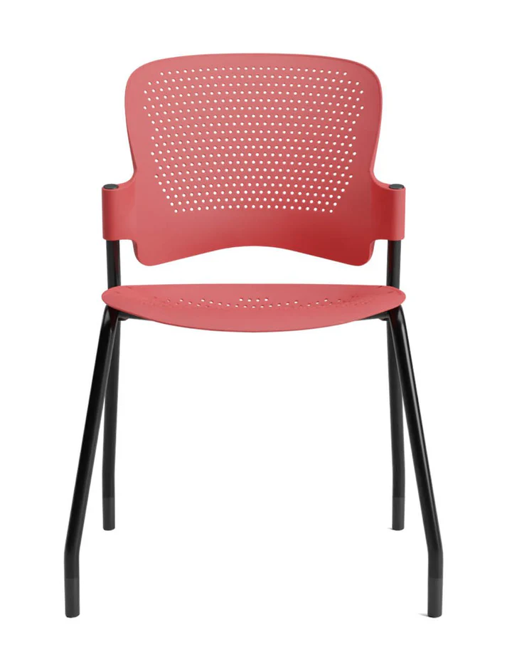 Venus pride visitor chair without armrest red