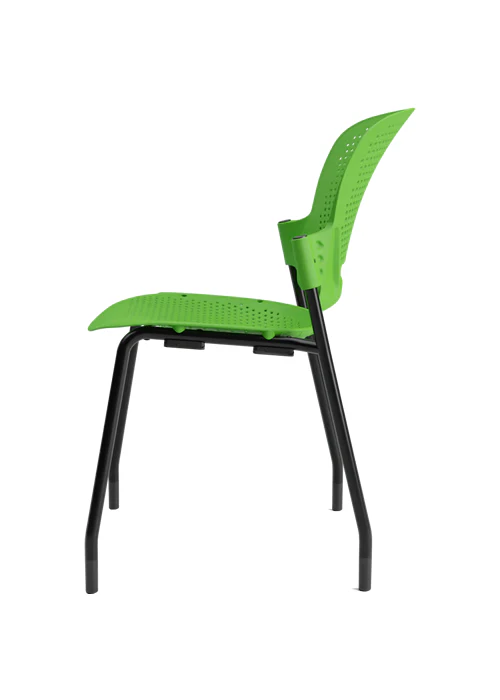 Venus pride visitor chair without armrest side view