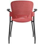 Venus prime visitor chair with armrest back view Venus prime visitor chair with armrest back view