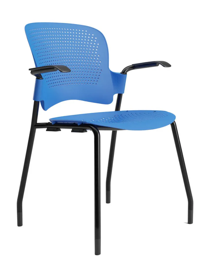 Venus prime visitor chair with armrest blue Venus prime visitor chair with armrest blue