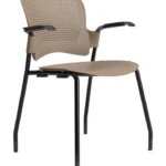 Venus prime visitor chair with armrest brown Venus prime visitor chair with armrest brown