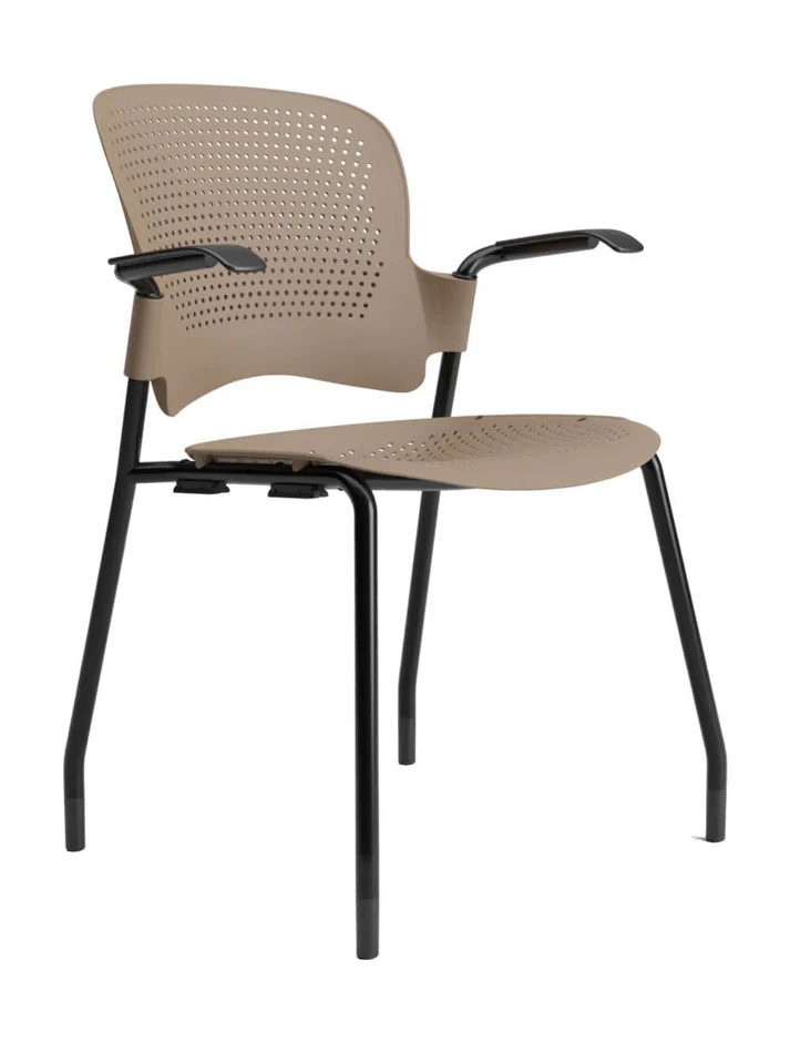 Venus prime visitor chair with armrest brown Venus prime visitor chair with armrest brown