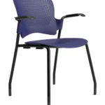 Venus prime visitor chair with armrest purple Venus prime visitor chair with armrest purple