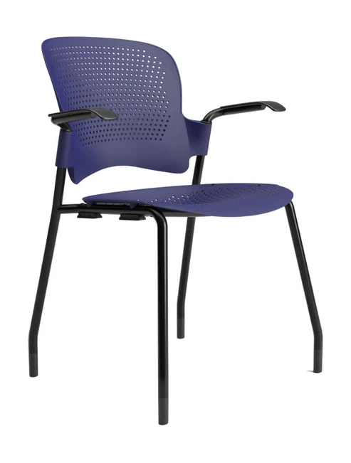 Venus prime visitor chair with armrest purple Venus prime visitor chair with armrest purple