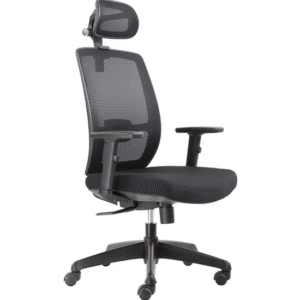 Mercury Pulse | High Back Mesh Executive Office Chair | Adjustable Armrest & Headrest