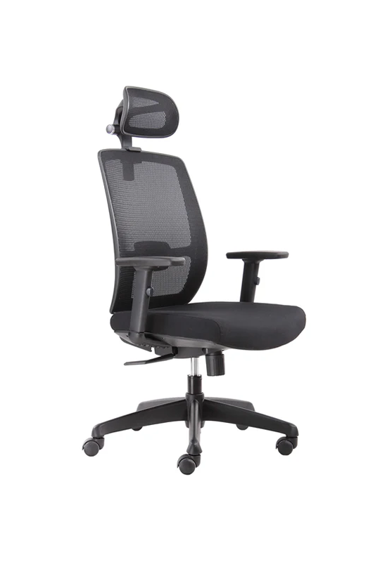 Mercury Pulse | High Back Mesh Executive Office Chair | Adjustable Armrest & Headrest