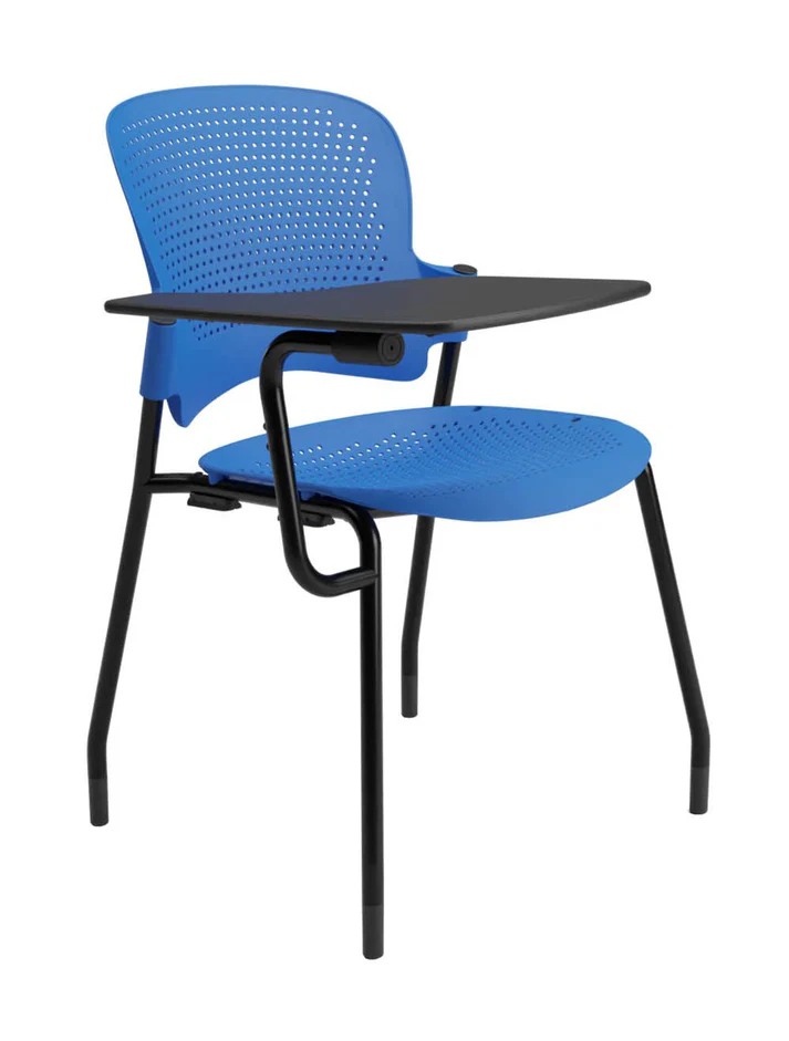 venus WP2 study chair with writing board blue