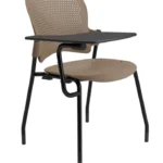 venus WP2 study chair with writing board brown