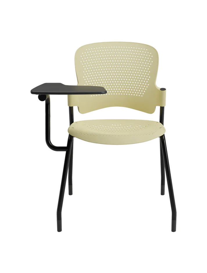 venus WP2 study chair with writing board front view