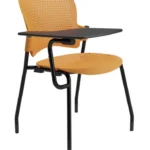 venus WP2 study chair with writing board orange