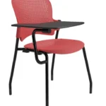 venus WP2 study chair with writing board red