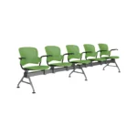 venus gang chair 5 seater green venus gang chair 5 seater green