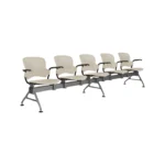 venus gang chair 5 seater ivory venus gang chair 5 seater ivory