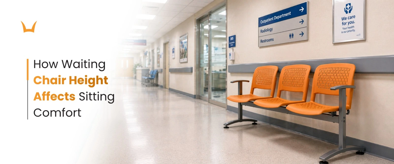 How waiting chair height affects sitting comfort