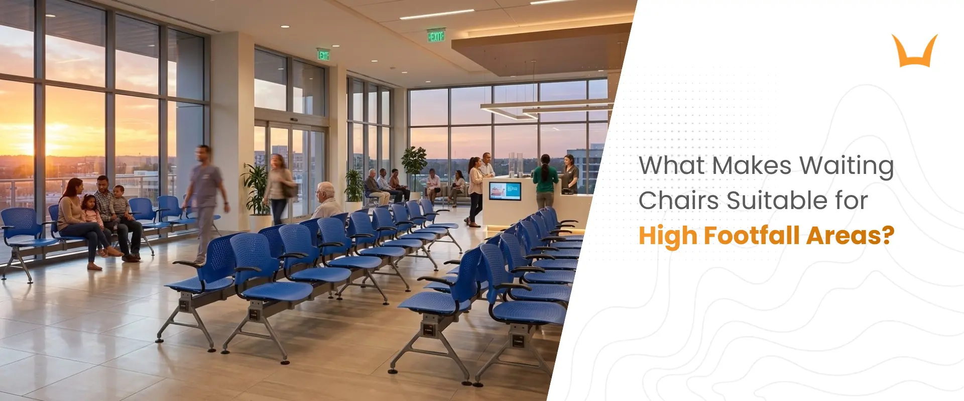 What Makes Waiting Chairs Suitable for High Footfall Areas